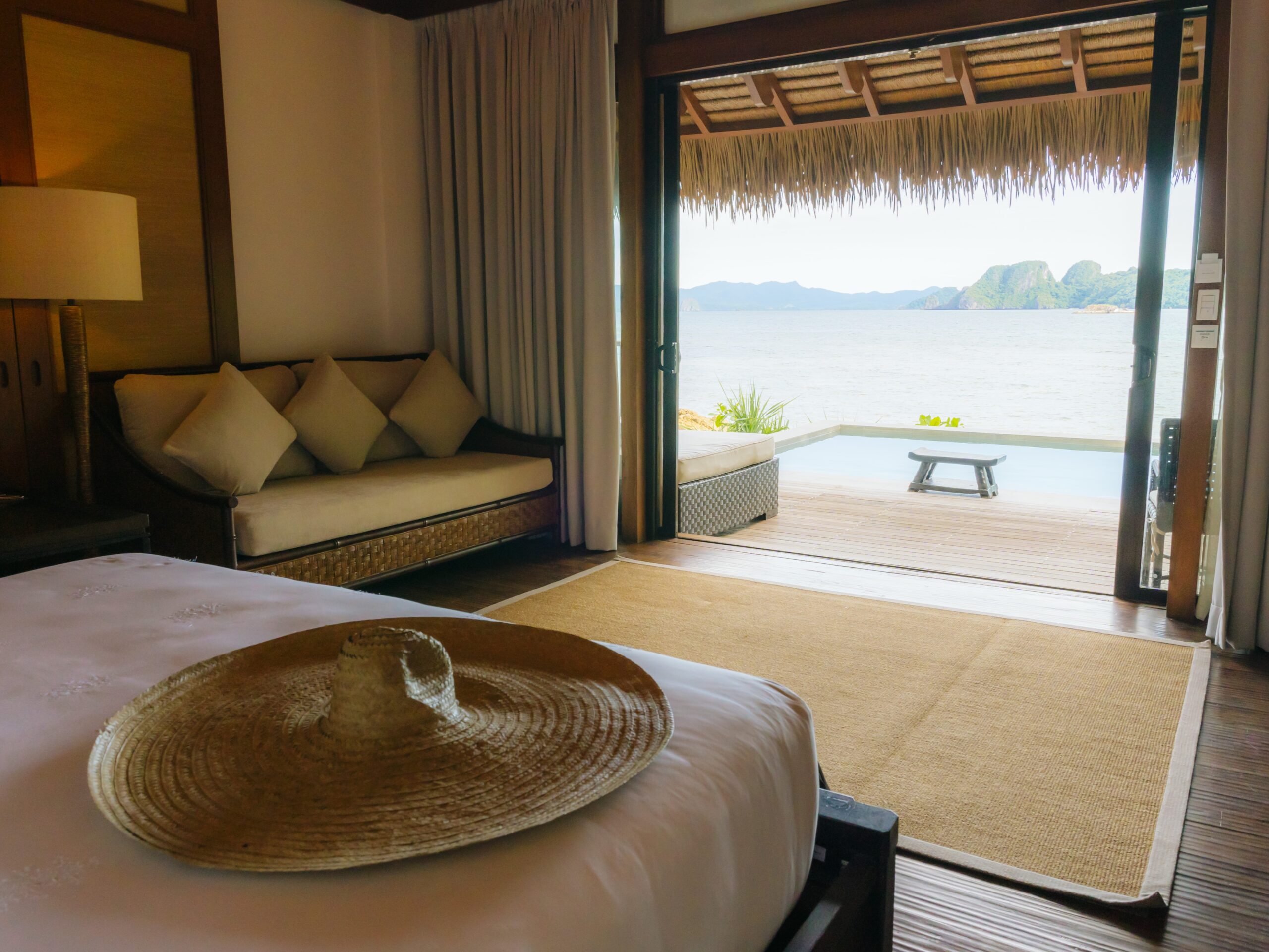 The Sea vista from inside a Pool Villa